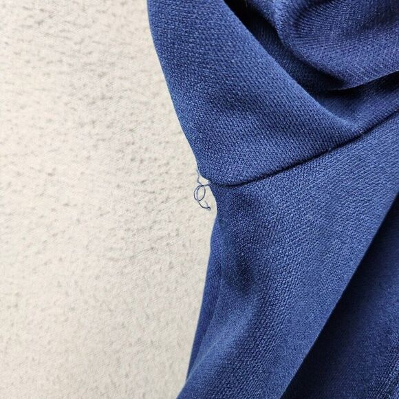 Vintage Women's Herbert Levy Blue Open Blazer Size L - Picture 6 of 7